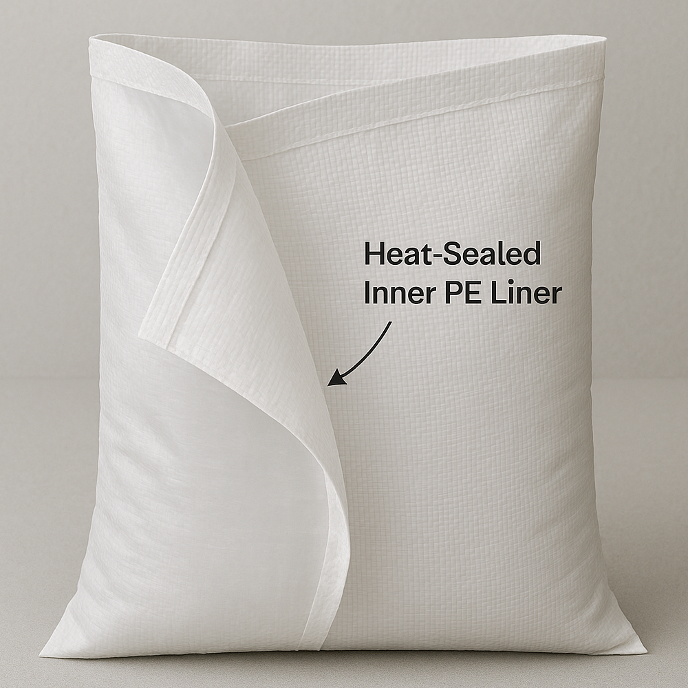PP Woven Bag with Inner PE Lamination