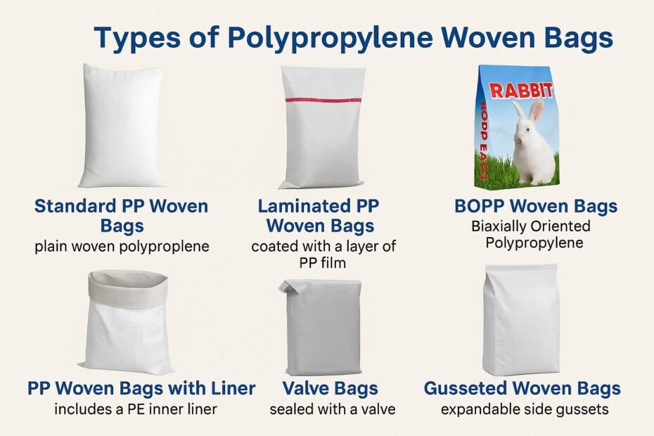 Types of Polypropylene Woven Bags