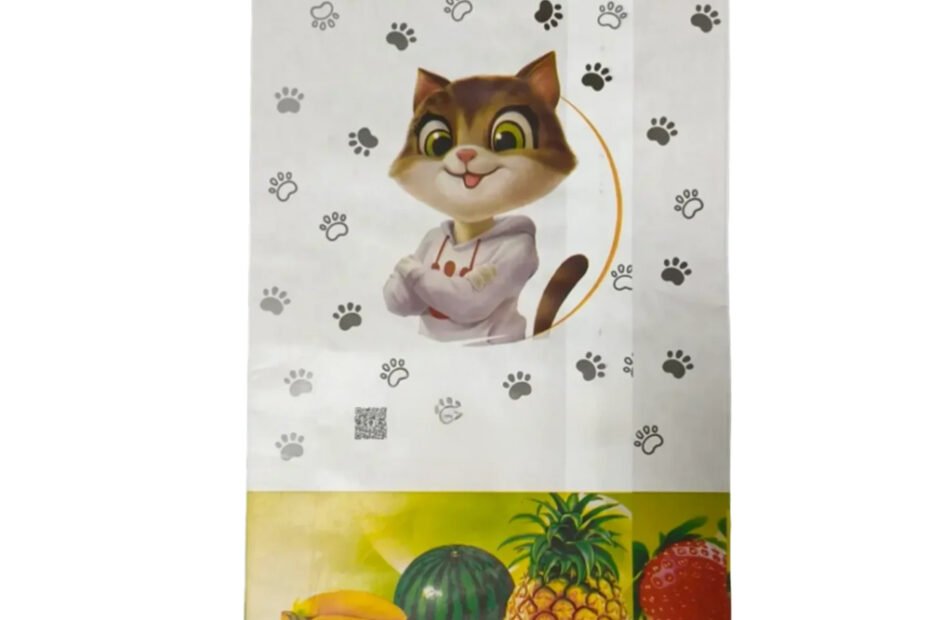 Packaging bag with tracking code