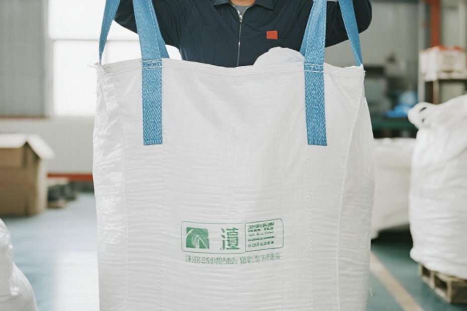 Real shot of ton bag production