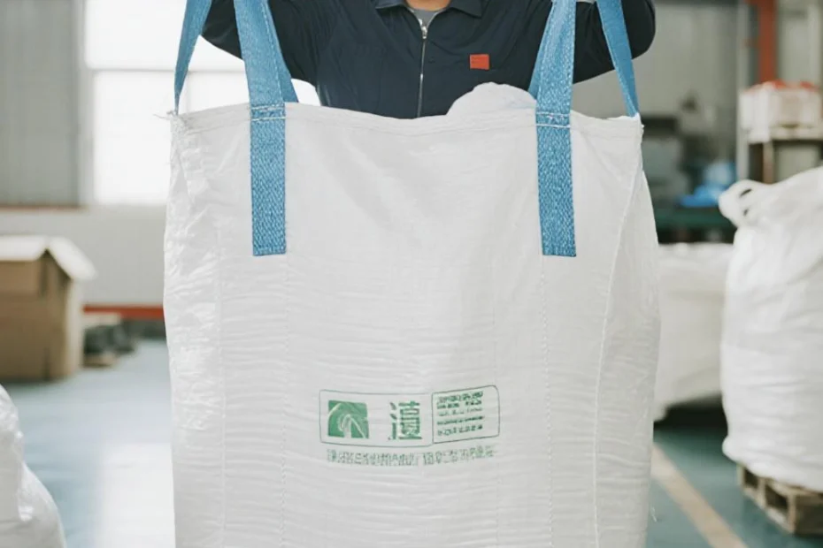 Real shot of ton bag production