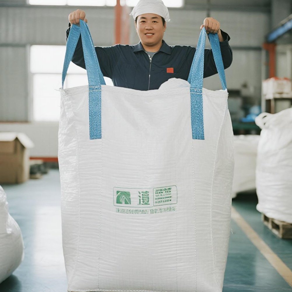 Real shot of ton bag production