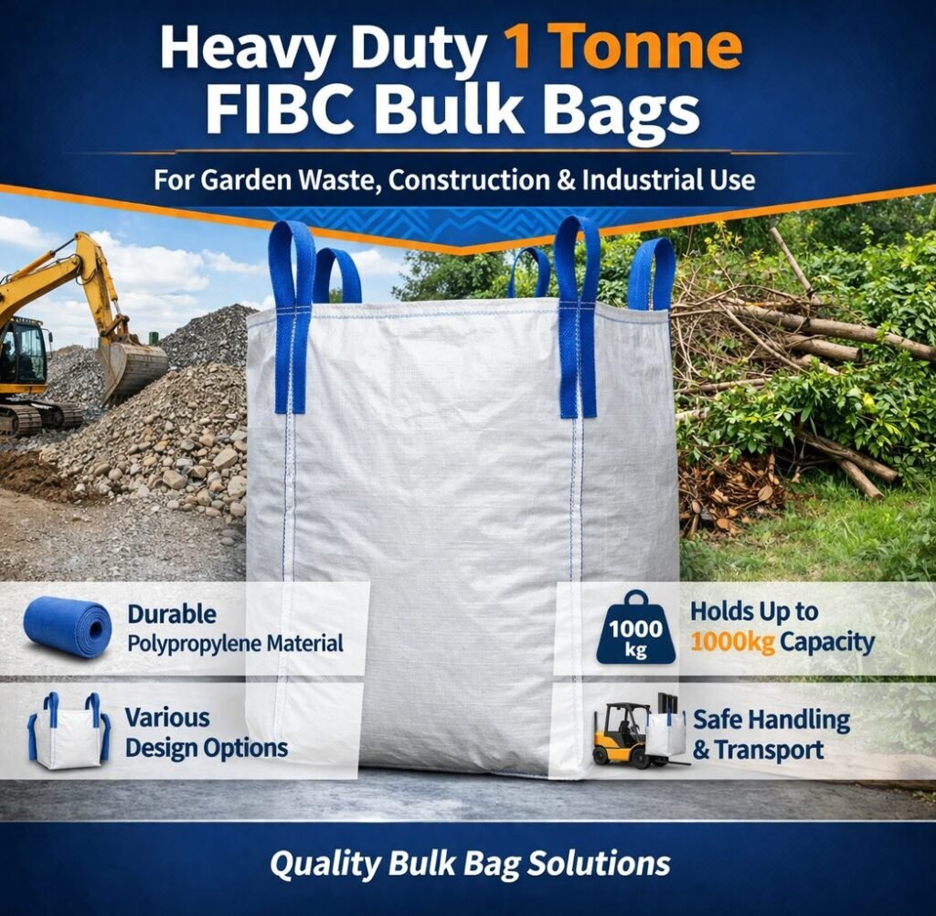 FIBC Bulk Bags for Garden Waste & Industrial Use