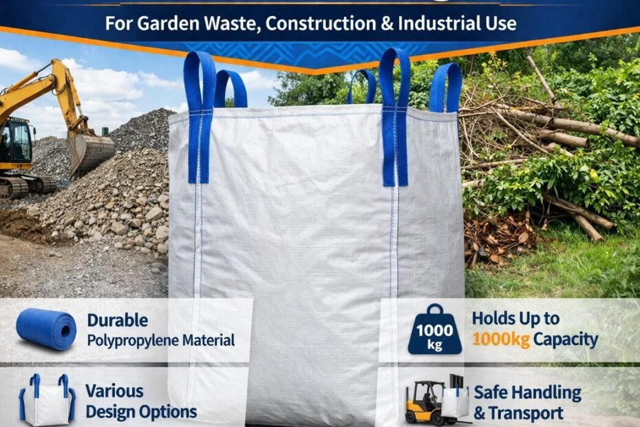 FIBC Bulk Bags for Garden Waste & Industrial Use